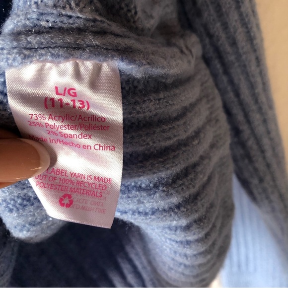 NOBO ribbed super soft pullover v neck hoodie in sky blue size L - Picture 6 of 7